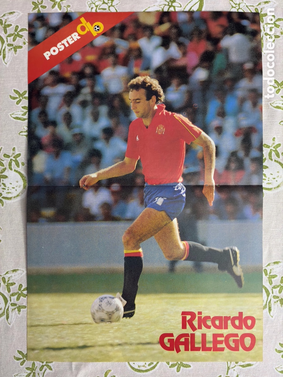 Coleccionismo deportivo: P&oacute;ster Don Bal&oacute;n - Ricardo Gallego (Selecci&oacute;n Espa&ntilde;ola)