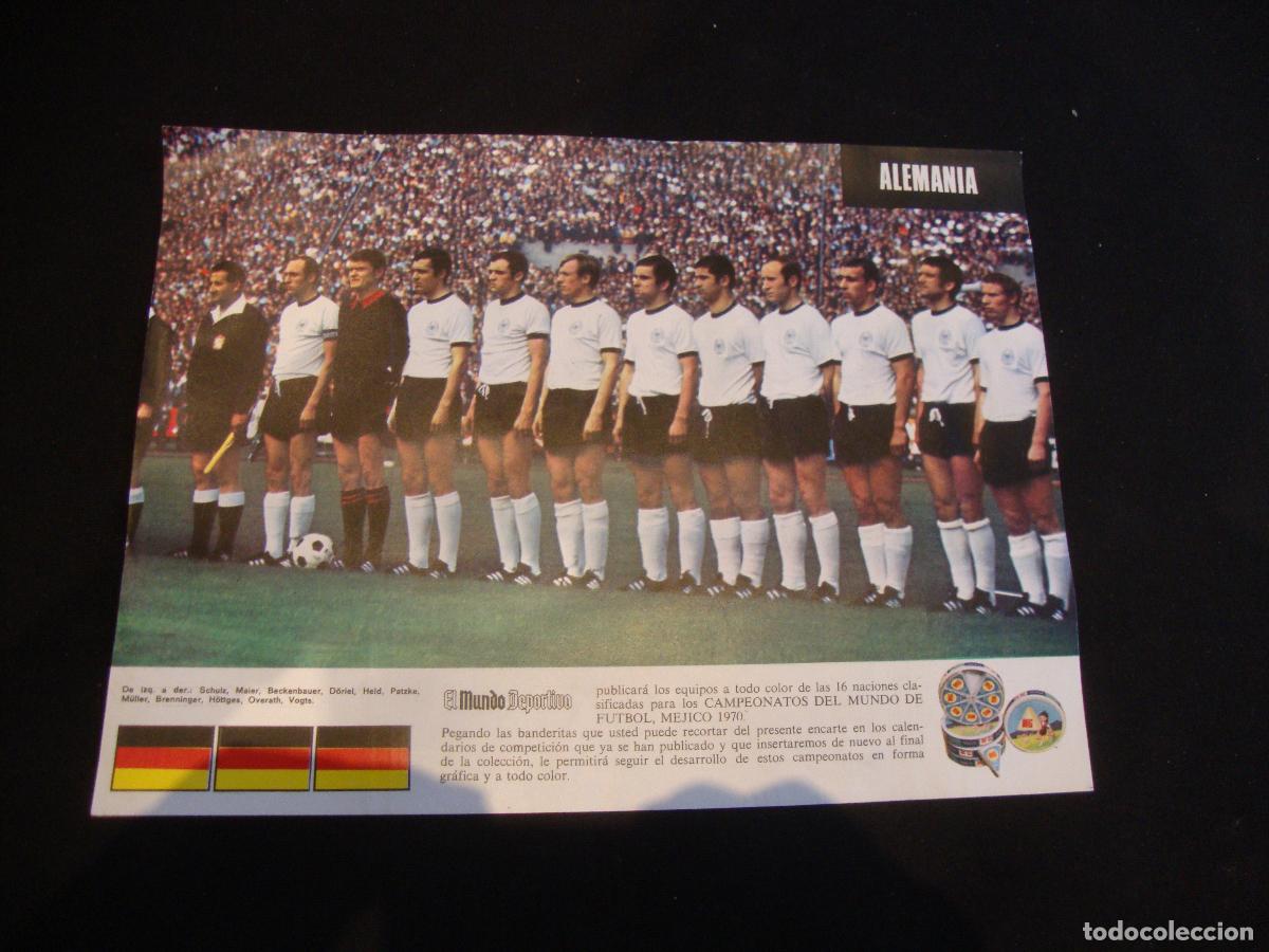Coleccionismo deportivo: POSTER EL MUNDO DEPORTIVO MUNDIAL MEJICO 1970 ALEMANIA