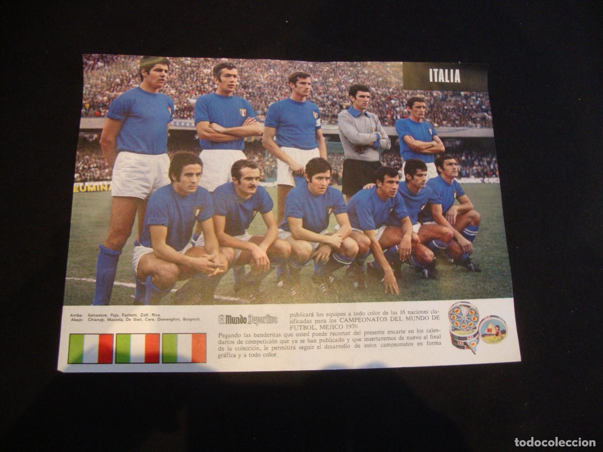 Coleccionismo deportivo: POSTER EL MUNDO DEPORTIVO MUNDIAL MEJICO 1970 ITALIA