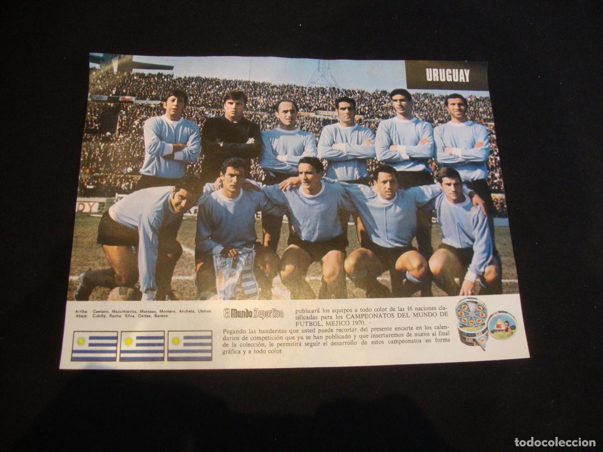 Coleccionismo deportivo: POSTER EL MUNDO DEPORTIVO MUNDIAL MEJICO 1970 URUGUAY