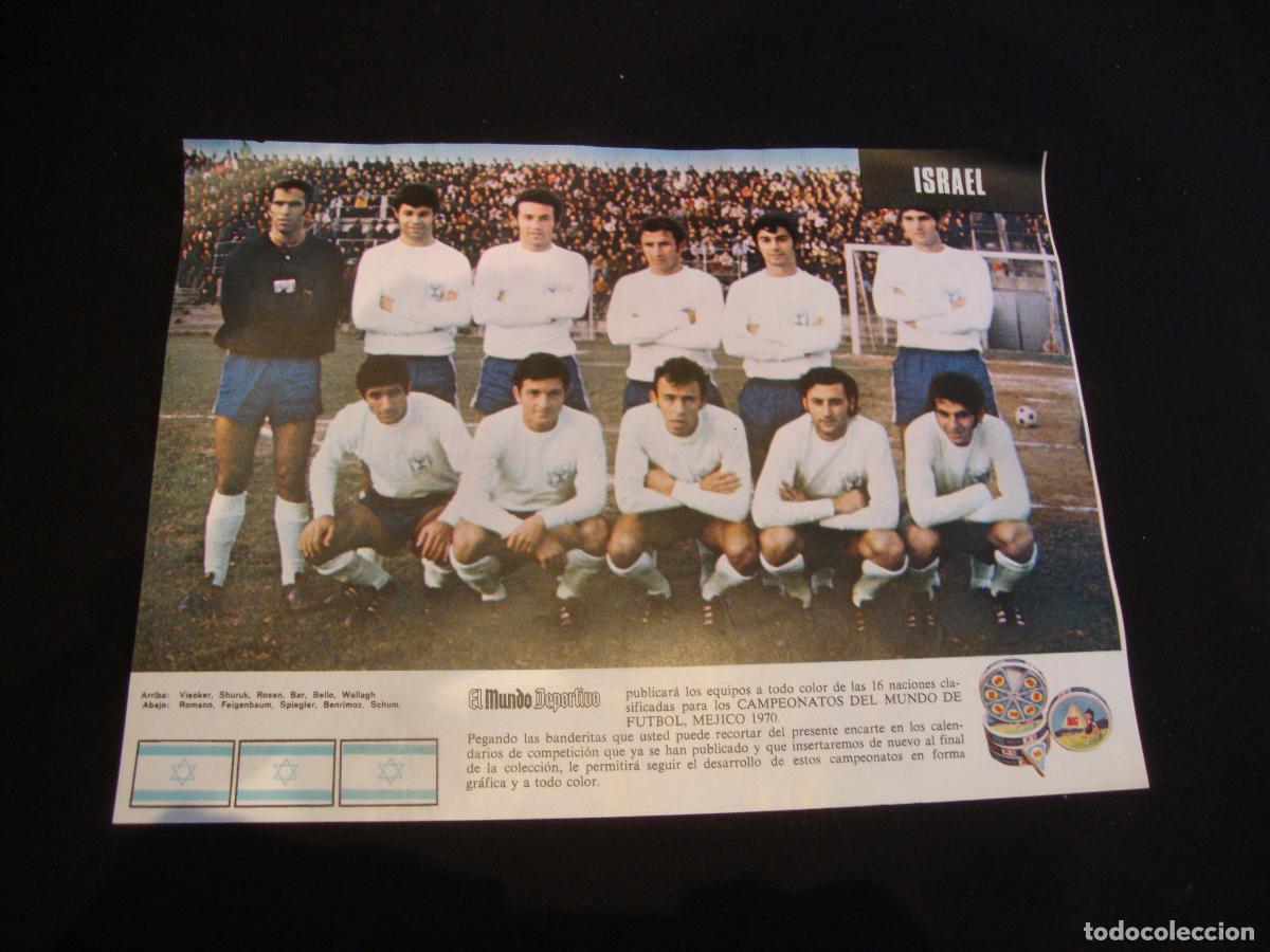 Coleccionismo deportivo: POSTER EL MUNDO DEPORTIVO MUNDIAL MEJICO 1970 ISRAEL