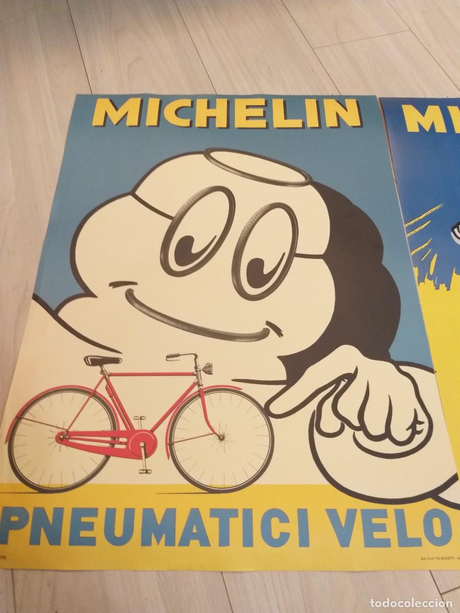 Coleccionismo deportivo: 2 Poster Neumaticos Michelin vintage