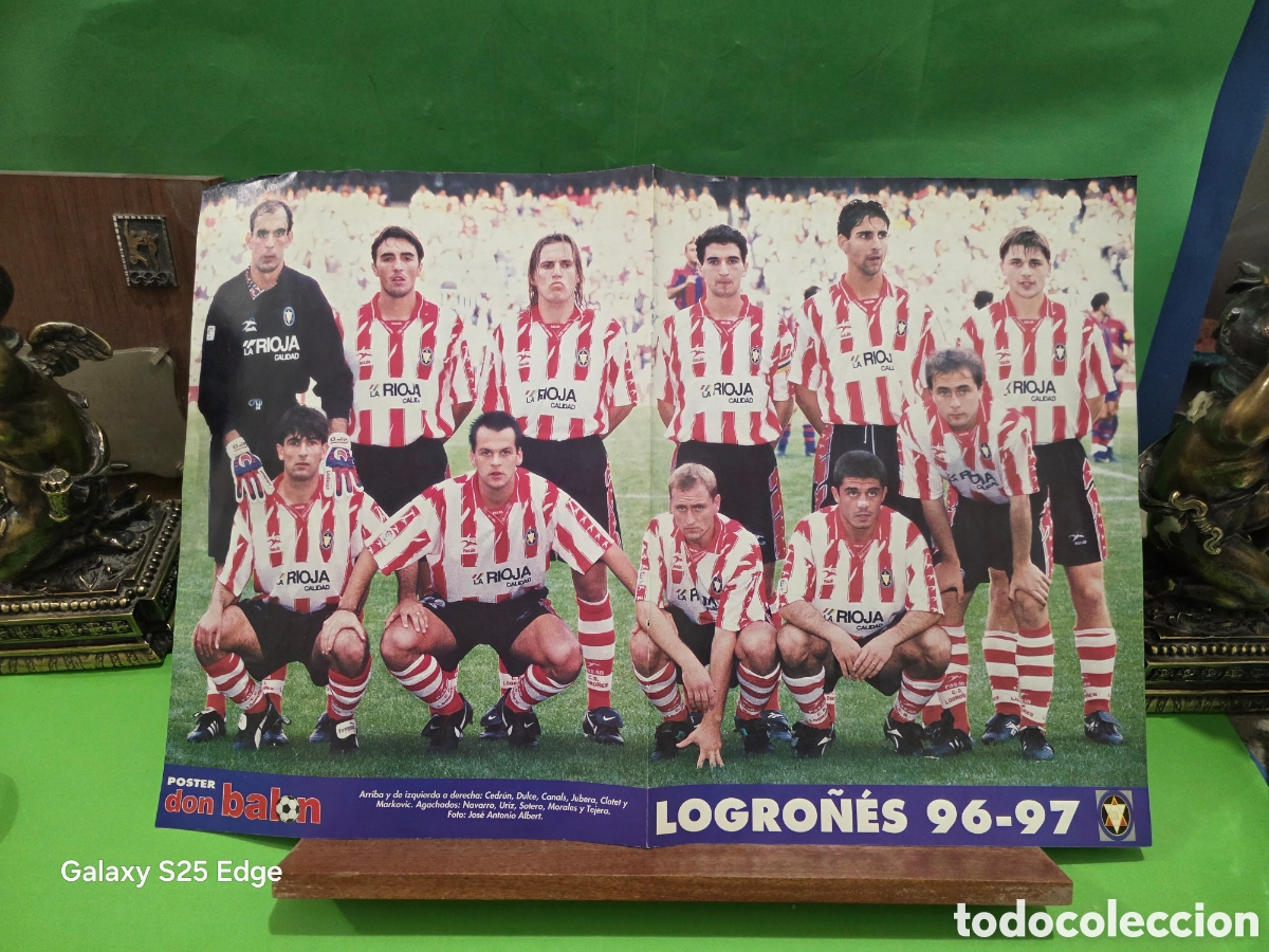 Coleccionismo deportivo: POSTER DON BALON...&rdquo;&rdquo;CLUB DEPORTIVO LOGRO&Ntilde;&Eacute;S&rdquo;&rdquo;...1996/97...41 X 28 CM...