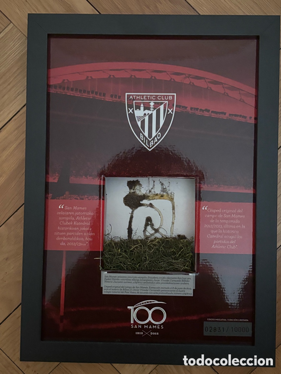 Coleccionismo deportivo: Cesped Athletic Bilbao