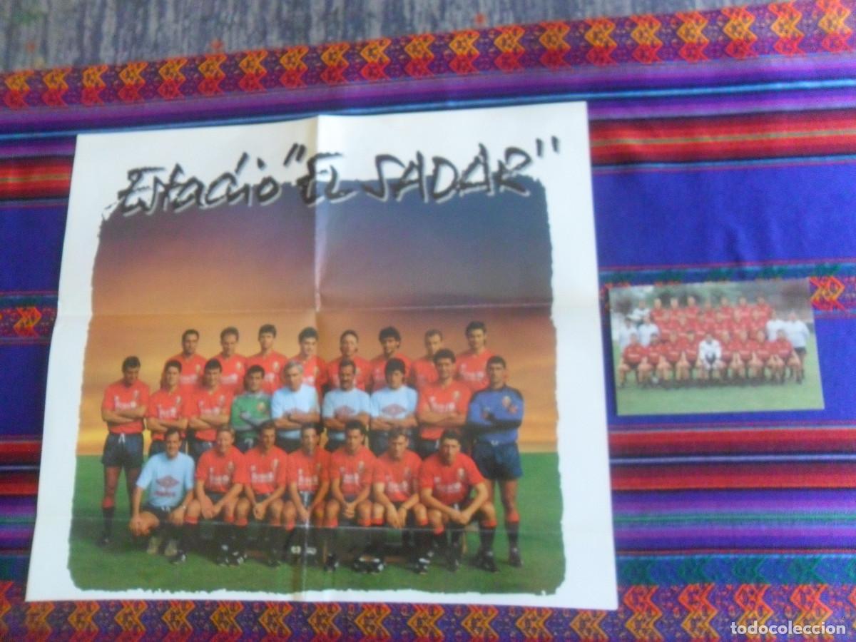 Coleccionismo deportivo: CARTEL OSASUNA DE PAMPLONA TEMPORADA 88 89 ESTADIO EL SADAR, POSTAL AUT&Oacute;GRAFOS 94 95 DIARIO NOTICIAS