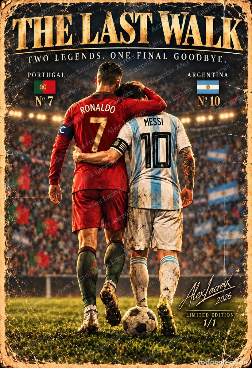 Coleccionismo deportivo: THE LAST WALK &mdash; Two Legends, One Final Goodbye