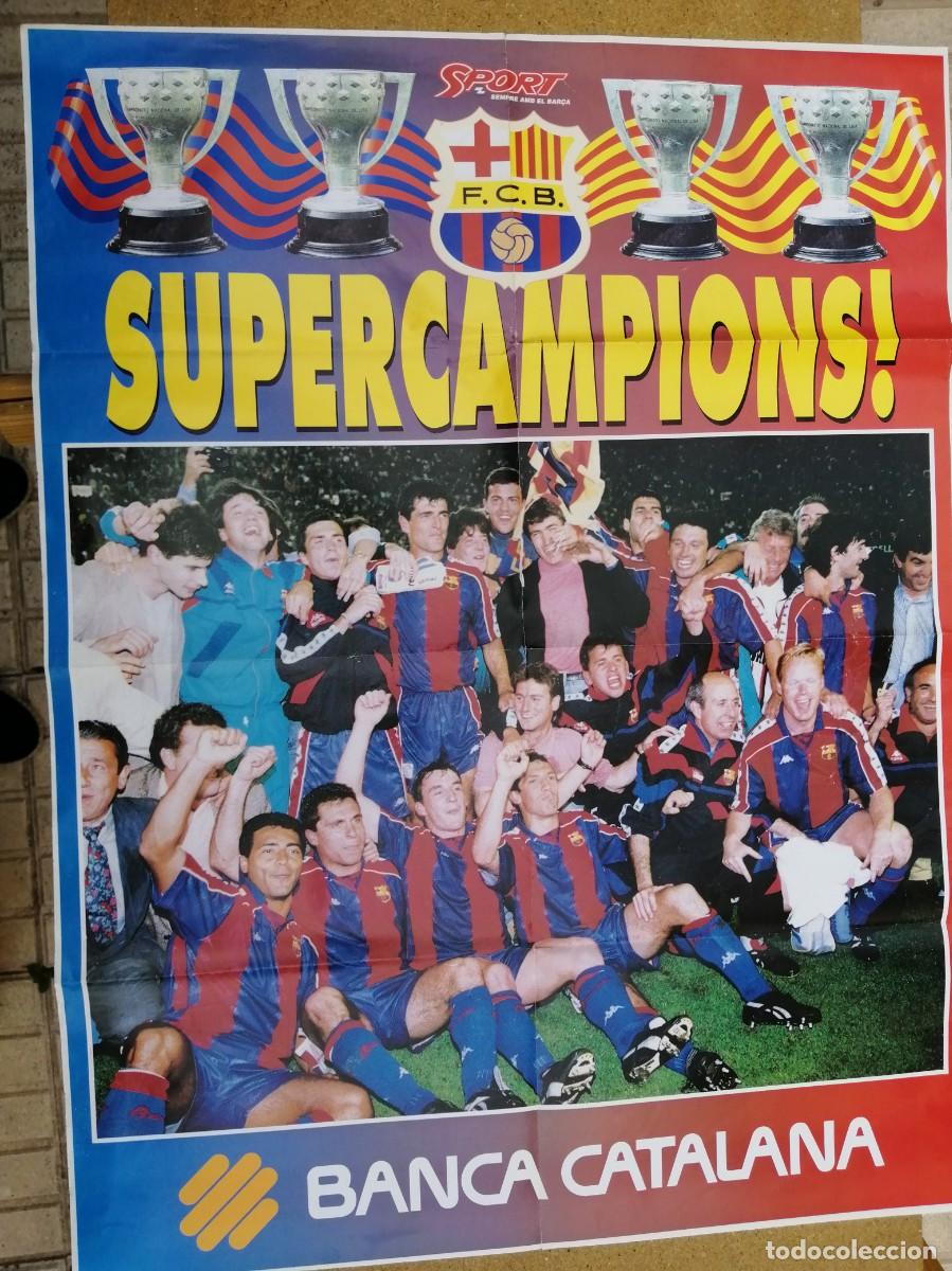 Coleccionismo deportivo: POSTER. SUPERCAMPIONS (SPORT - BAR&Ccedil;A)