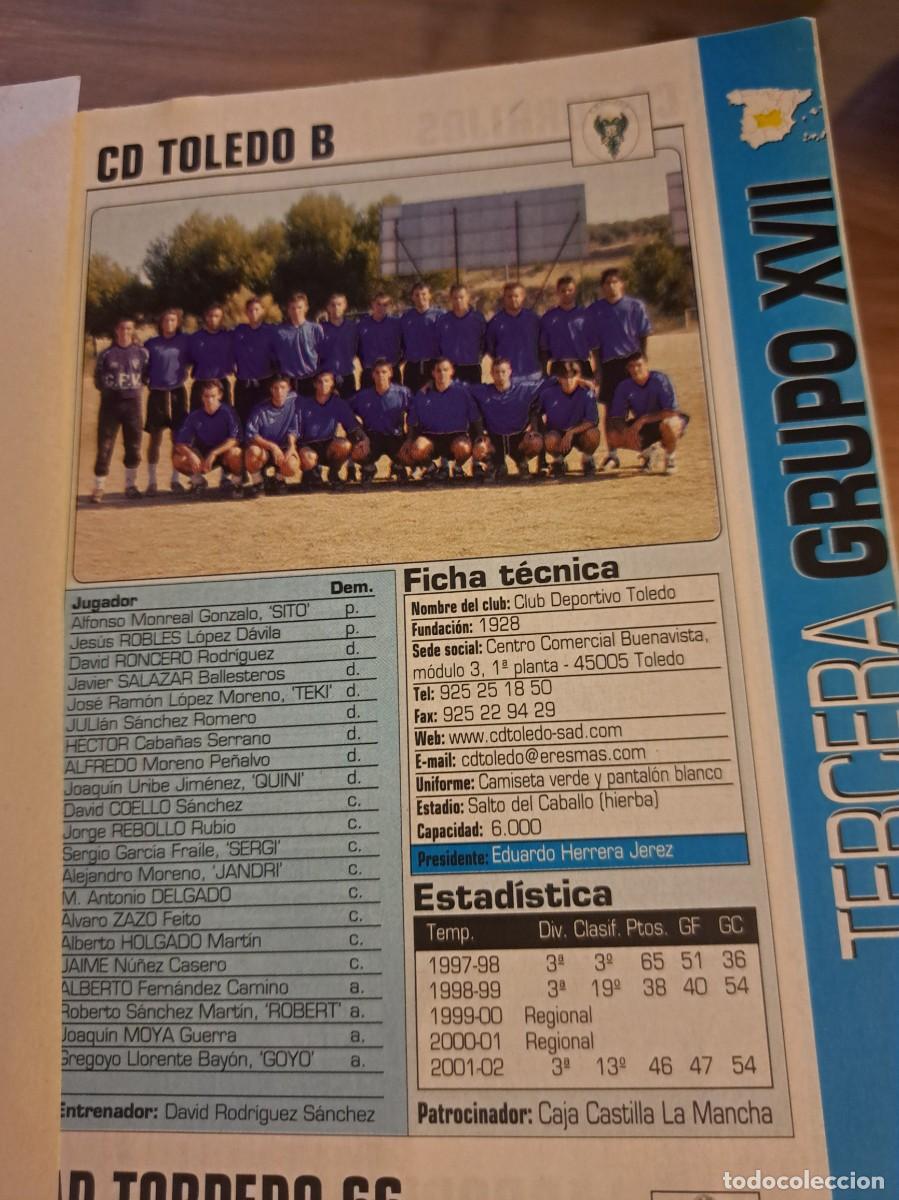 Coleccionismo deportivo: Foto plantilla y jugadores Don Bal&oacute;n 2002-03. CD Toledo B