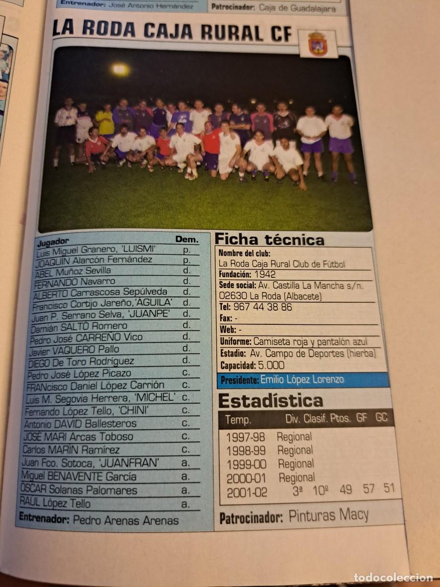 Coleccionismo deportivo: Foto plantilla y jugadores Don Bal&oacute;n 2002-03. La Roda Caja Rural CF