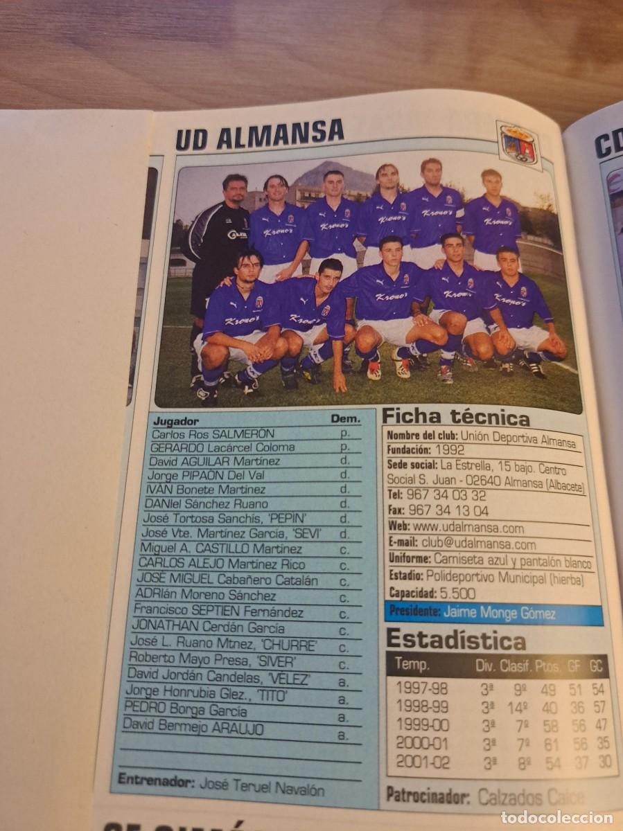 Coleccionismo deportivo: Foto plantilla y jugadores Don Bal&oacute;n 2002-03. UD Almansa