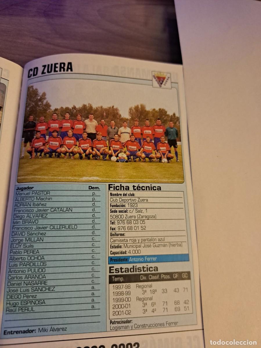 Coleccionismo deportivo: Foto plantilla y jugadores Don Bal&oacute;n 2002-03. CD Zuera