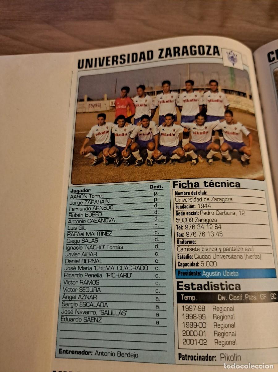Coleccionismo deportivo: Foto plantilla y jugadores Don Bal&oacute;n 2002-03. Universidad Zaragoza