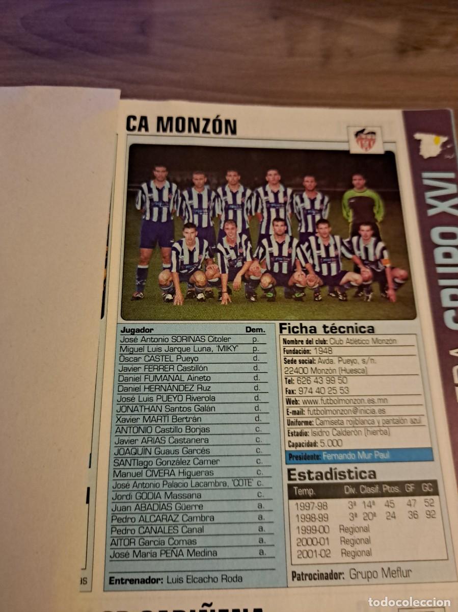 Coleccionismo deportivo: Foto plantilla y jugadores Don Bal&oacute;n 2002-03. CA Monz&oacute;n