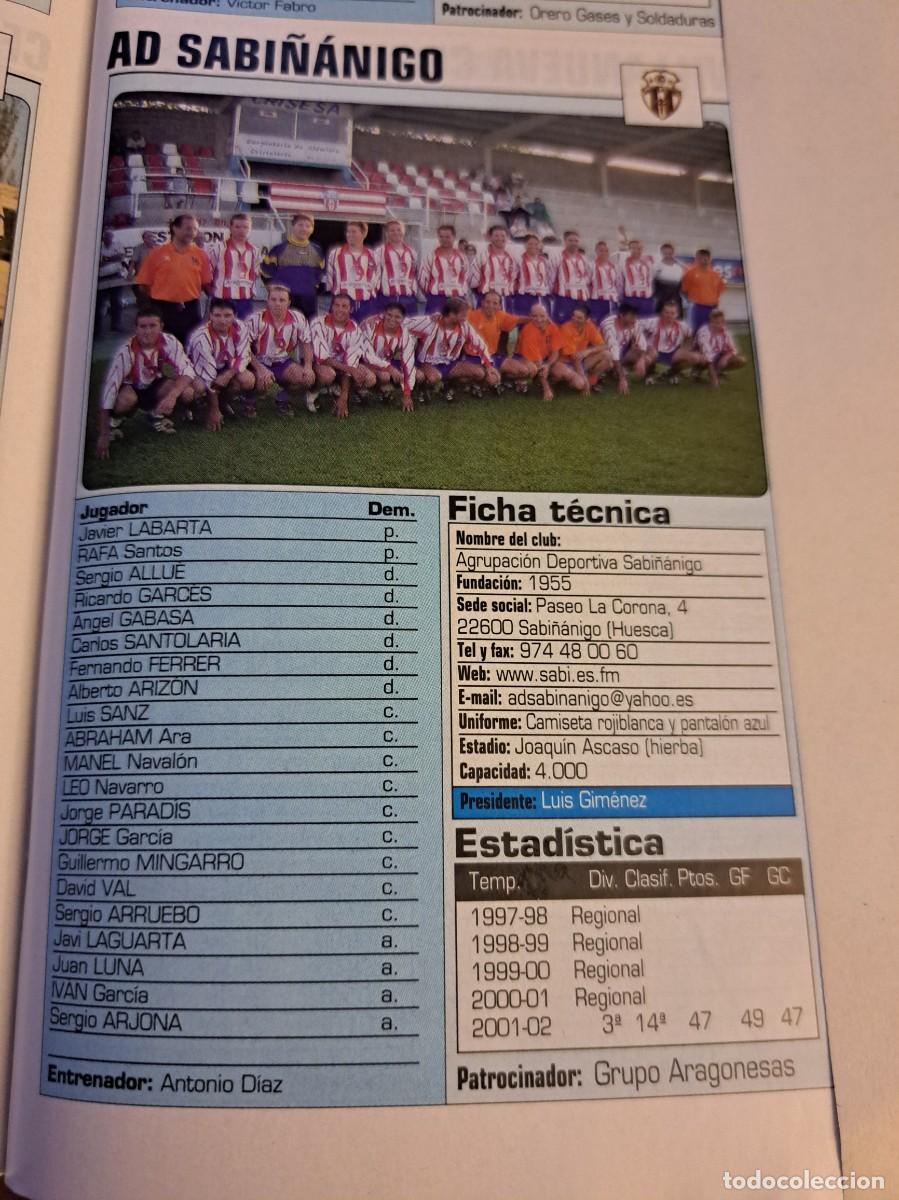 Coleccionismo deportivo: Foto plantilla y jugadores Don Bal&oacute;n 2002-03. AD Sabi&ntilde;anigo