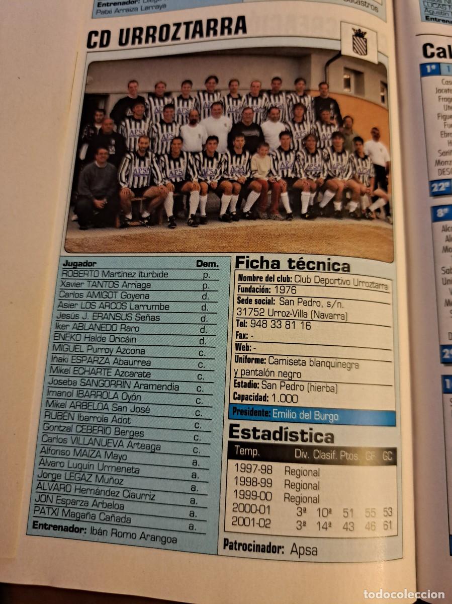 Collectionnisme sportif: Foto plantilla y jugadores Don Bal&oacute;n 2002-03. CD Urroztarra