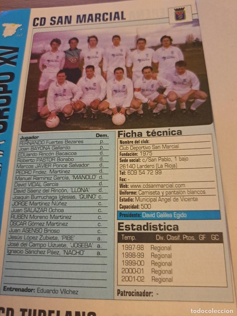 Sammelleidenschaft Sport: Foto plantilla y jugadores Don Bal&oacute;n 2002-03. CD San Marcial