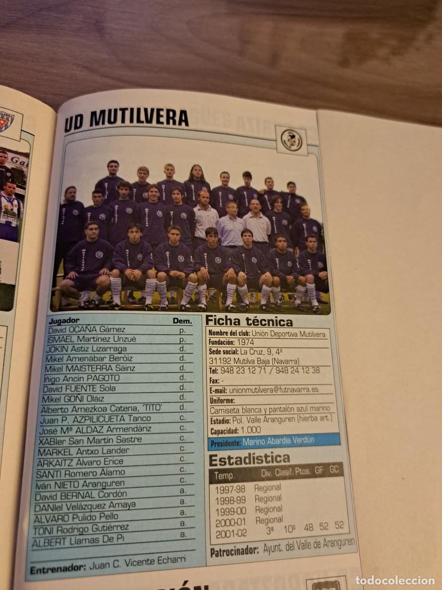 Coleccionismo deportivo: Foto plantilla y jugadores Don Bal&oacute;n 2002-03. UD Mutilvera