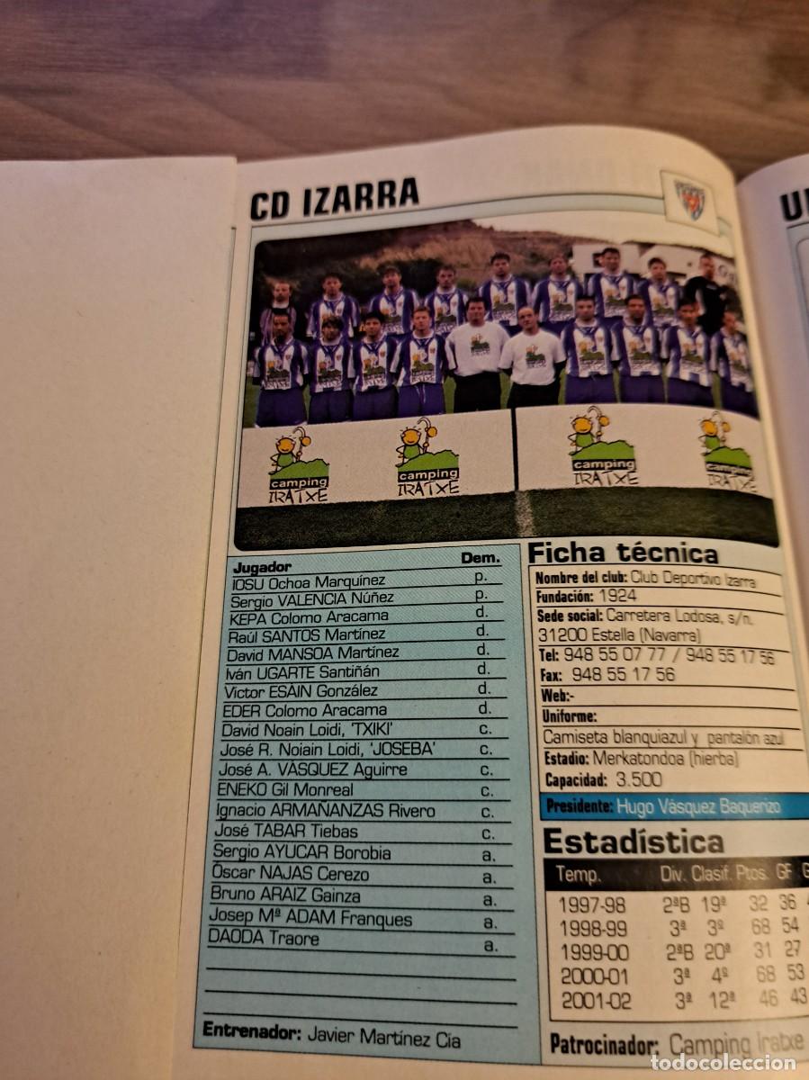 Coleccionismo deportivo: Foto plantilla y jugadores Don Bal&oacute;n 2002-03. CD Izarra