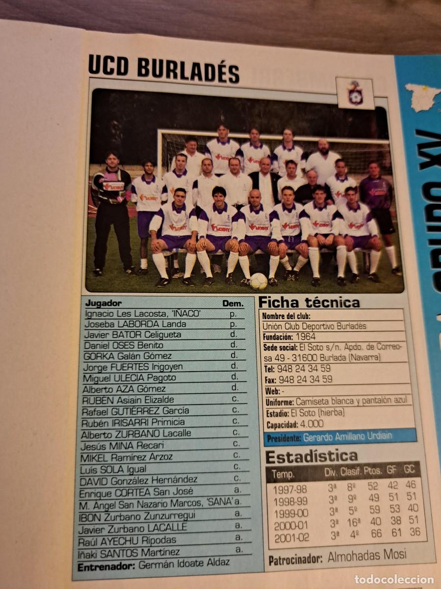 Coleccionismo deportivo: Foto plantilla y jugadores Don Bal&oacute;n 2002-03. UCD Burlad&eacute;s