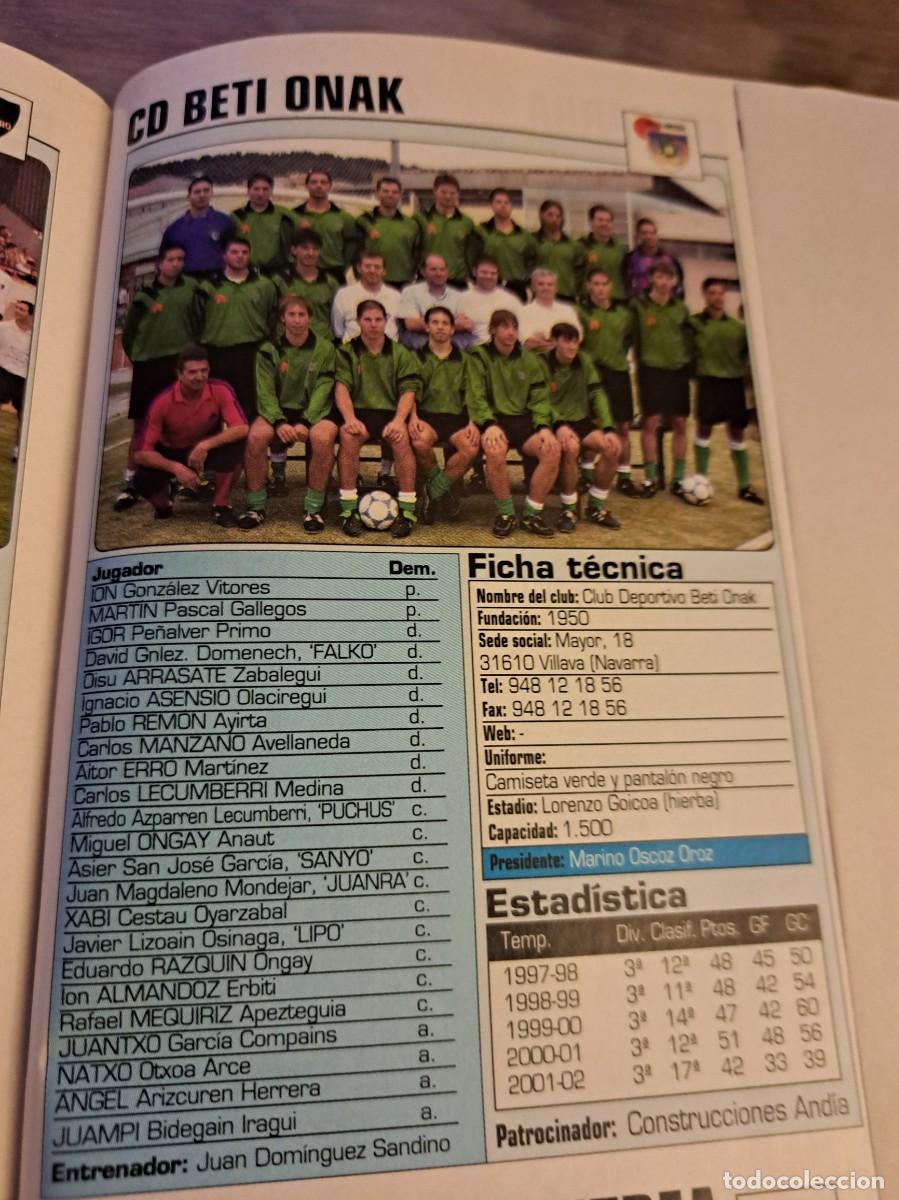 Coleccionismo deportivo: Foto plantilla y jugadores Don Bal&oacute;n 2002-03. CD Beti Onak