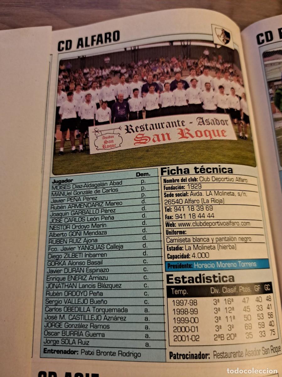 Coleccionismo deportivo: Foto plantilla y jugadores Don Bal&oacute;n 2002-03. CD Alfaro