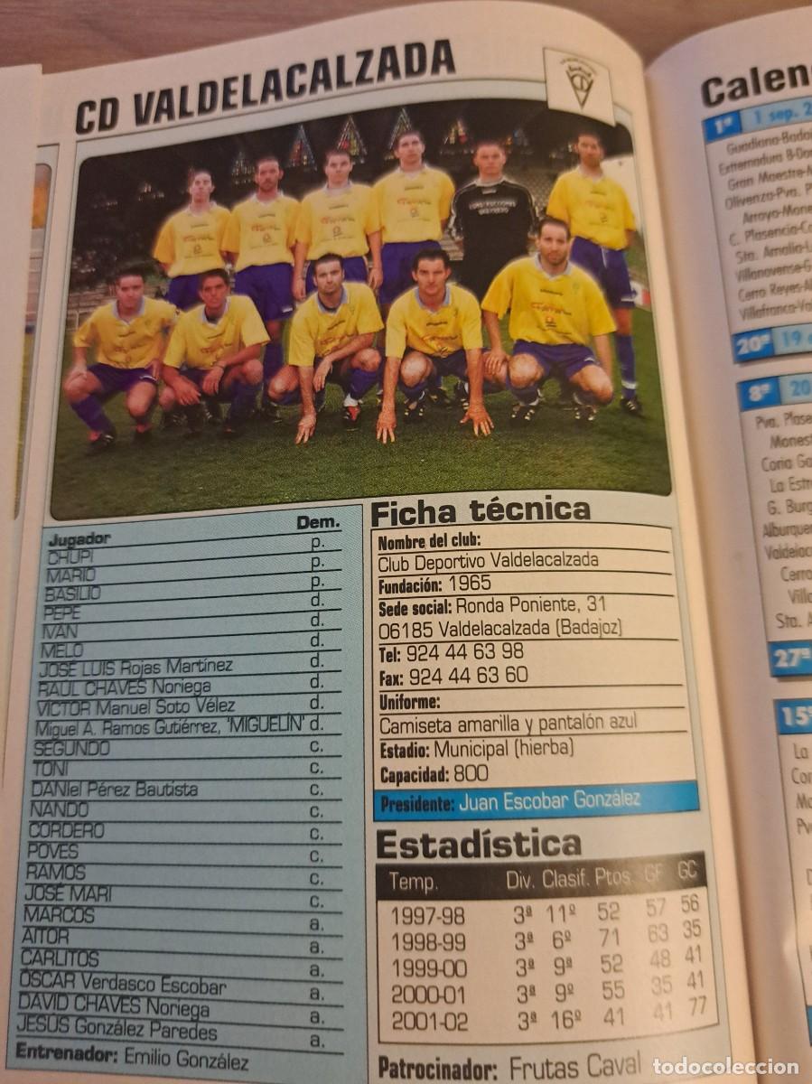 Coleccionismo deportivo: Foto plantilla y jugadores Don Bal&oacute;n 2002-03. CD Valdelacalzada