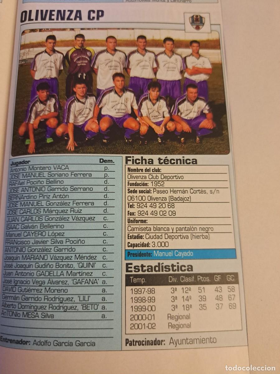 Coleccionismo deportivo: Foto plantilla y jugadores Don Bal&oacute;n 2002-03. Olivenza CP