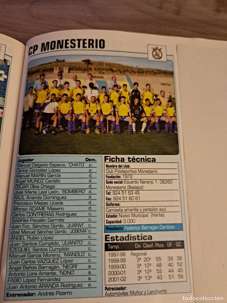 Coleccionismo deportivo: Foto plantilla y jugadores Don Bal&oacute;n 2002-03. CP Monesterio