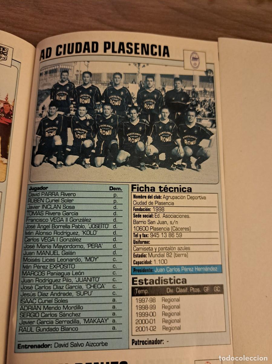 Coleccionismo deportivo: Foto plantilla y jugadores Don Bal&oacute;n 2002-03. AD Ciudad Plasencia