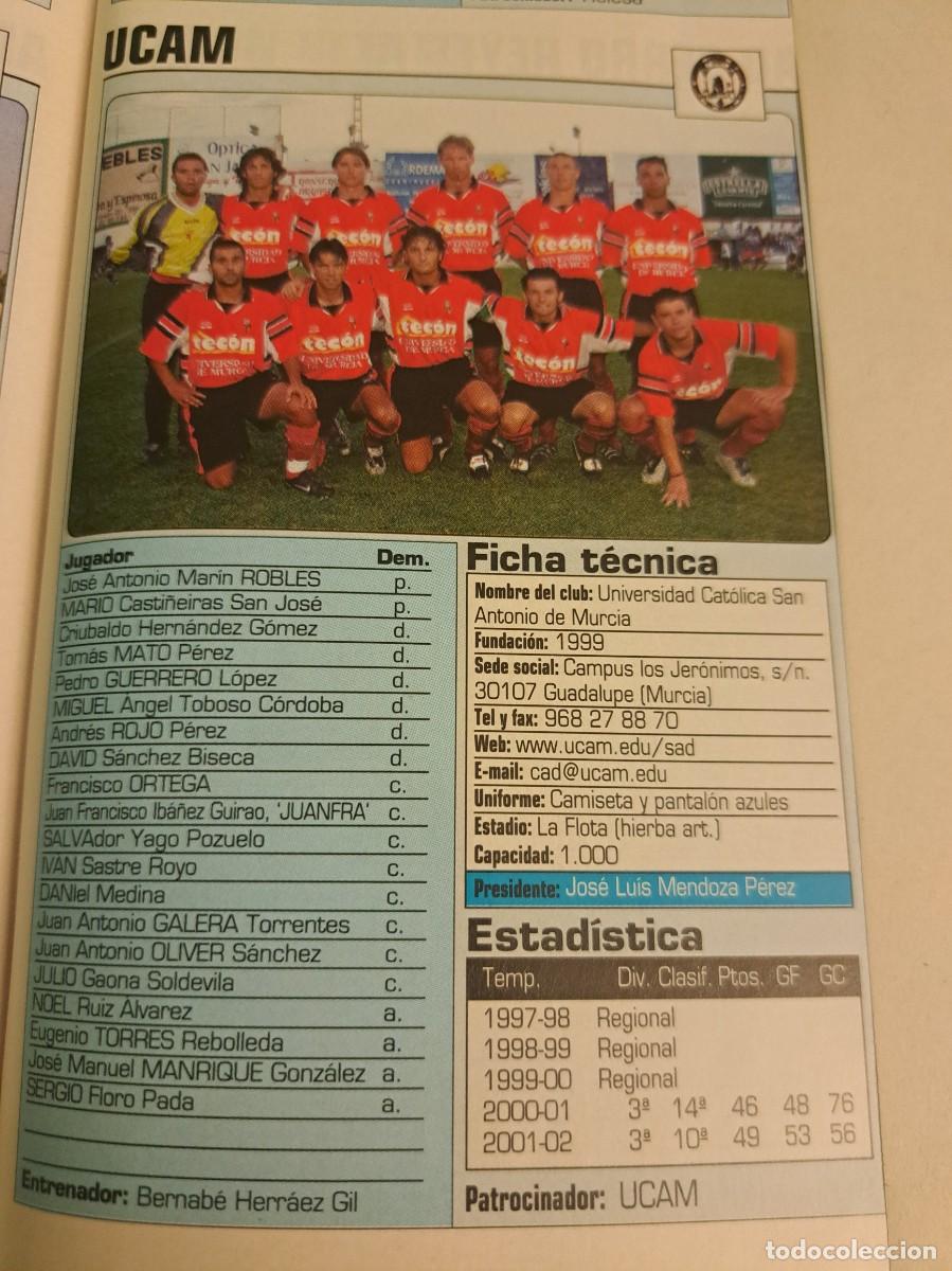 Coleccionismo deportivo: Foto plantilla y jugadores Don Bal&oacute;n 2002-03. UCAM Murcia