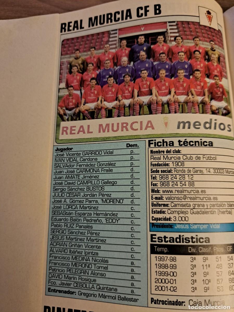 Coleccionismo deportivo: Foto plantilla y jugadores Don Bal&oacute;n 2002-03. Real Murcia CF B
