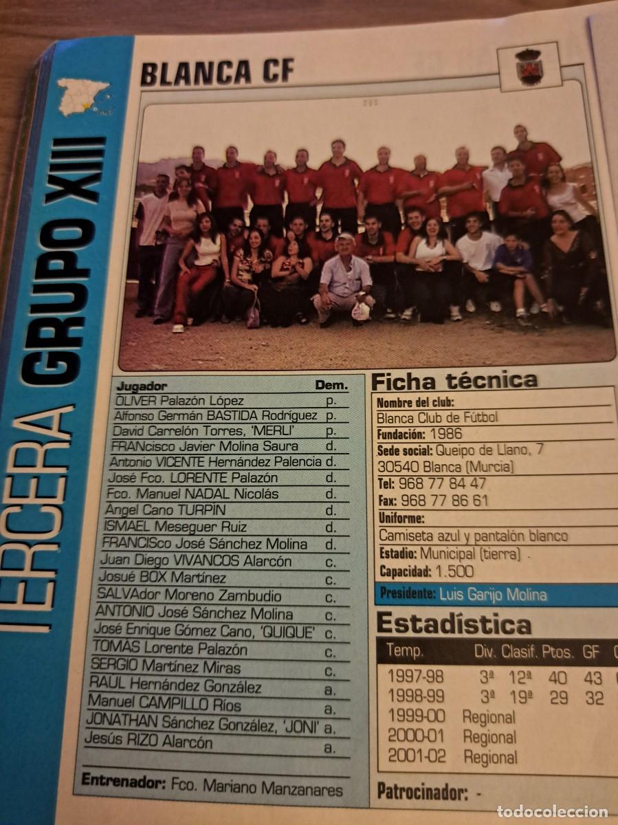 Coleccionismo deportivo: Foto plantilla y jugadores Don Bal&oacute;n 2002-03. Blanca CF