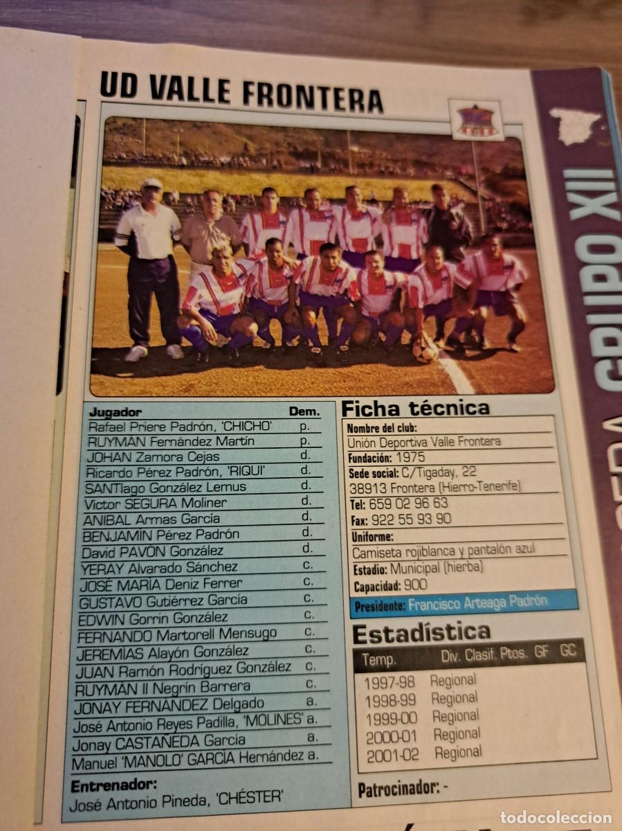 Coleccionismo deportivo: Foto plantilla y jugadores Don Bal&oacute;n 2002-03. UD Valle Frontera