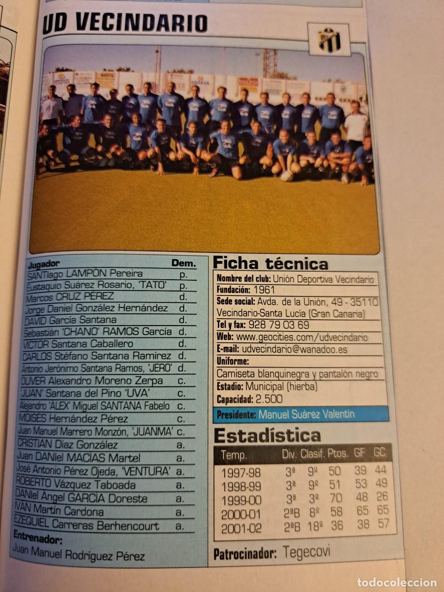 Coleccionismo deportivo: Foto plantilla y jugadores Don Bal&oacute;n 2002-03. UD Vecindario