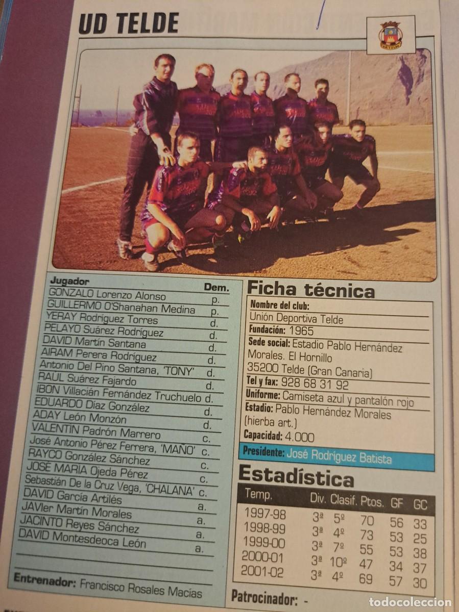Coleccionismo deportivo: Foto plantilla y jugadores Don Bal&oacute;n 2002-03. UD Telde