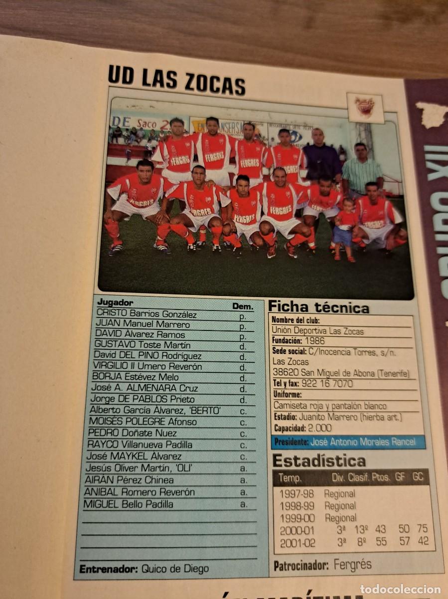 Coleccionismo deportivo: Foto plantilla y jugadores Don Bal&oacute;n 2002-03. UD Las Zocas
