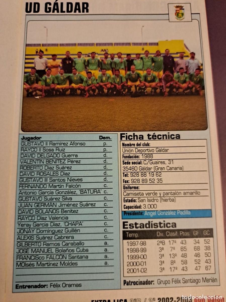 Coleccionismo deportivo: Foto plantilla y jugadores Don Bal&oacute;n 2002-03. UD Galdar