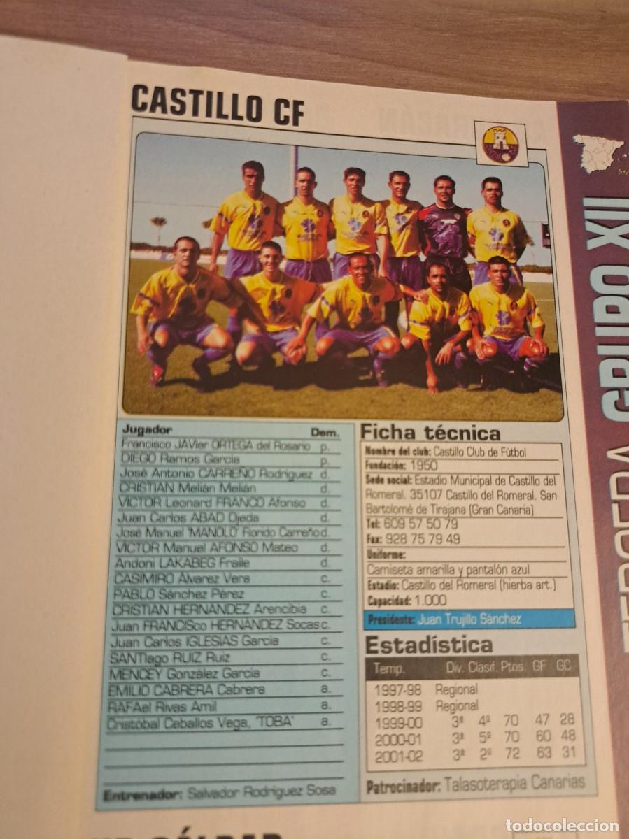 Coleccionismo deportivo: Foto plantilla y jugadores Don Bal&oacute;n 2002-03. Castillo CF