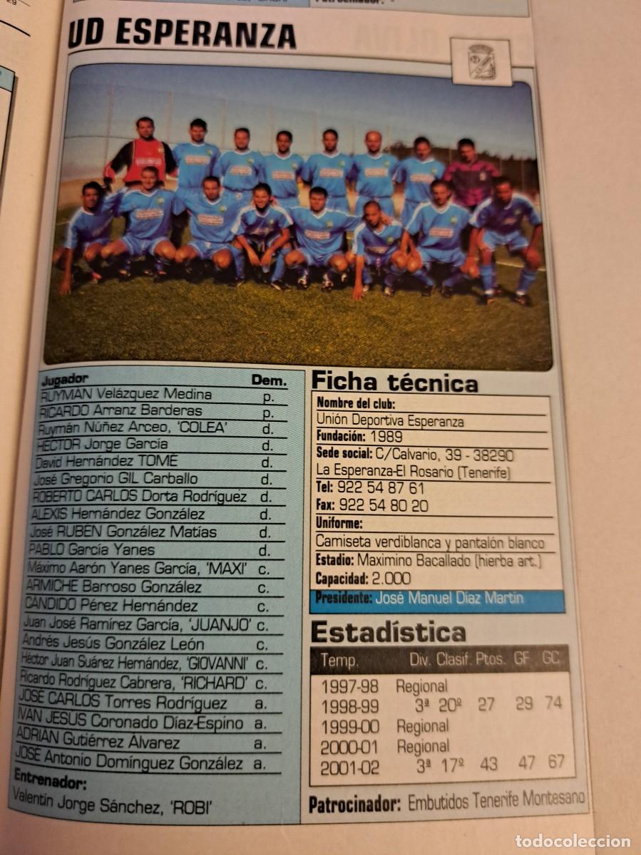 Coleccionismo deportivo: Foto plantilla y jugadores Don Bal&oacute;n 2002-03. UD Esperanza