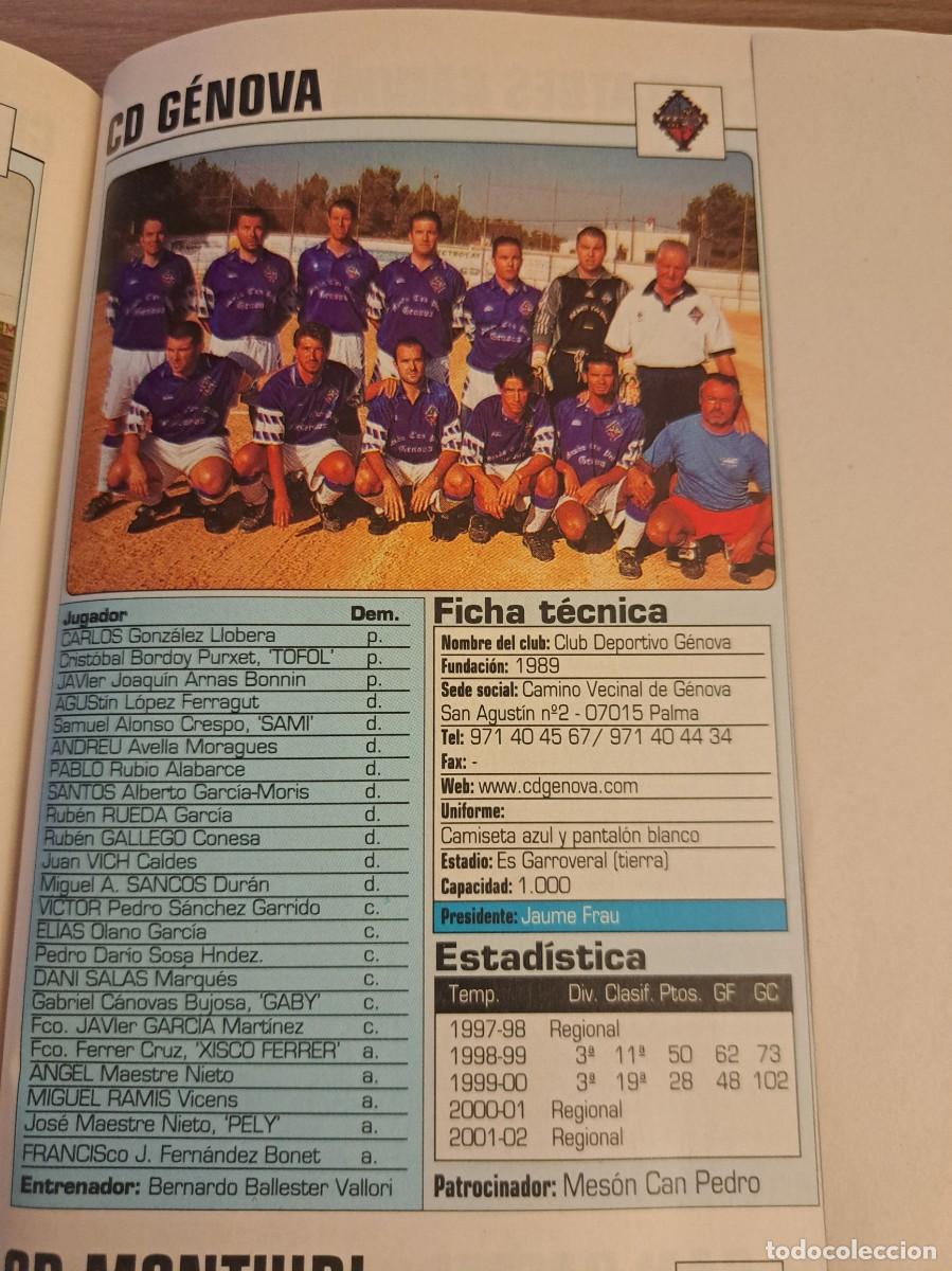 Coleccionismo deportivo: Foto plantilla y jugadores Don Bal&oacute;n 2002-03. CD G&eacute;nova