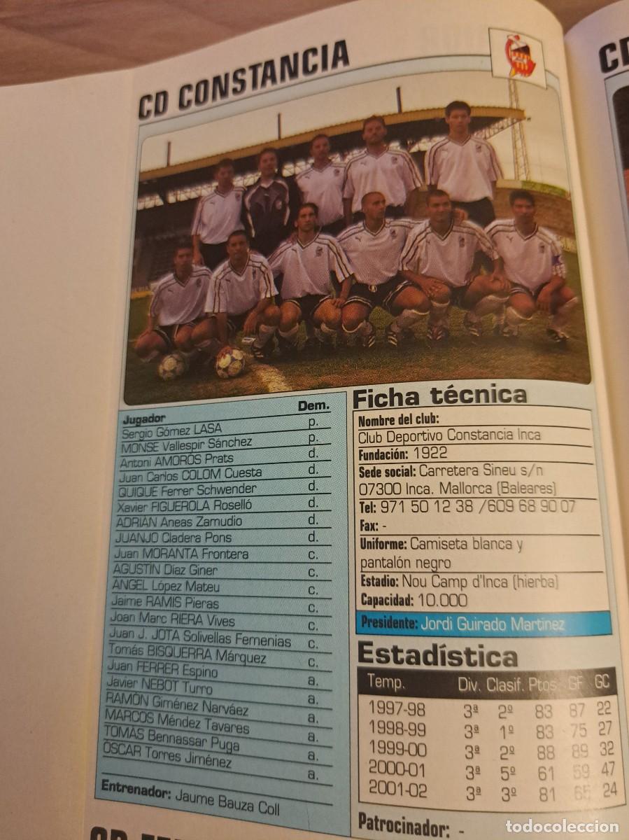 Coleccionismo deportivo: Foto plantilla y jugadores Don Bal&oacute;n 2002-03. CD Constancia