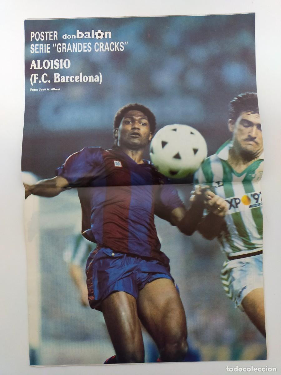 Sports collectibles: POSTER DON BALON - ALOISIO F.C. BARCELONA - 1988 - 42 X 28 CMS. APROX.