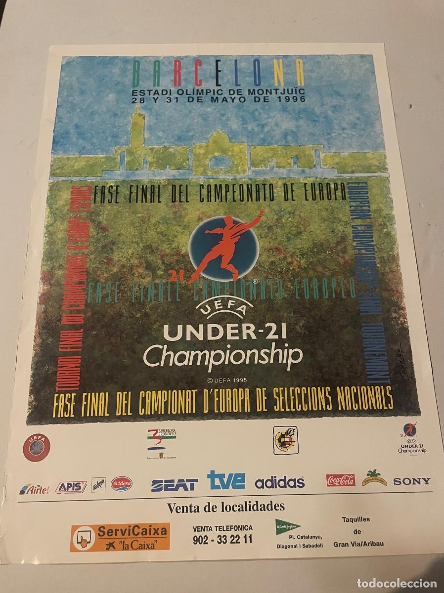 Coleccionismo deportivo: FUTBOL - SELECCI&Oacute;N ESPA&Ntilde;OLA - CARTEL FASE FINAL DEL CAMPEONATO DE EUROPA SELECIONES NACIONALES , BAR