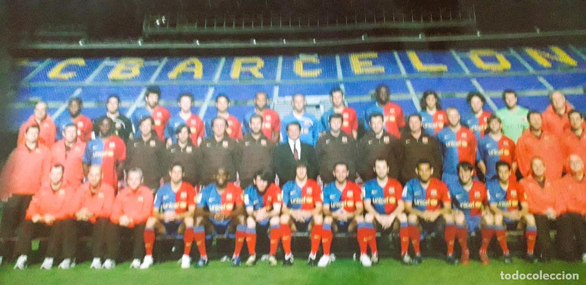 Coleccionismo deportivo: P&oacute;ster F.C. Barcelona / Temporada 2008-09.