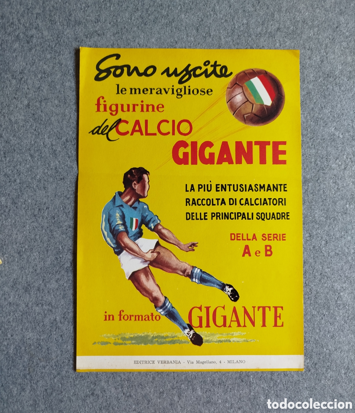 Coleccionismo deportivo: 1964 RARISIMO CARTEL ORIGINAL POSTER PUBLICITARIO PROMOCIONAL PUBLICIDAD FUTBOL PRE PANINI CROMOS