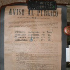 Carteles Guerra Civil: CARTEL DE AVISO AL PUBLICO ALUDE A LAS COLECCIONES DE CUPONES DE RACIONAMIENTO 