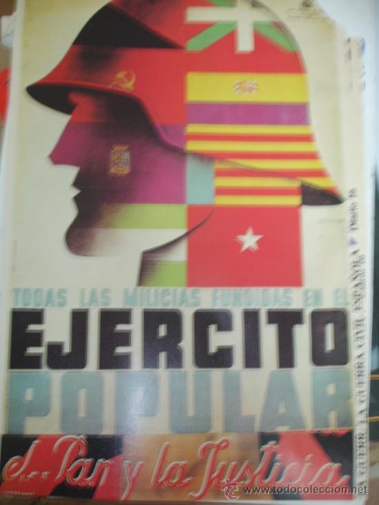 Carteles Guerra Civil: EJERCITO POPULAR - Foto 1