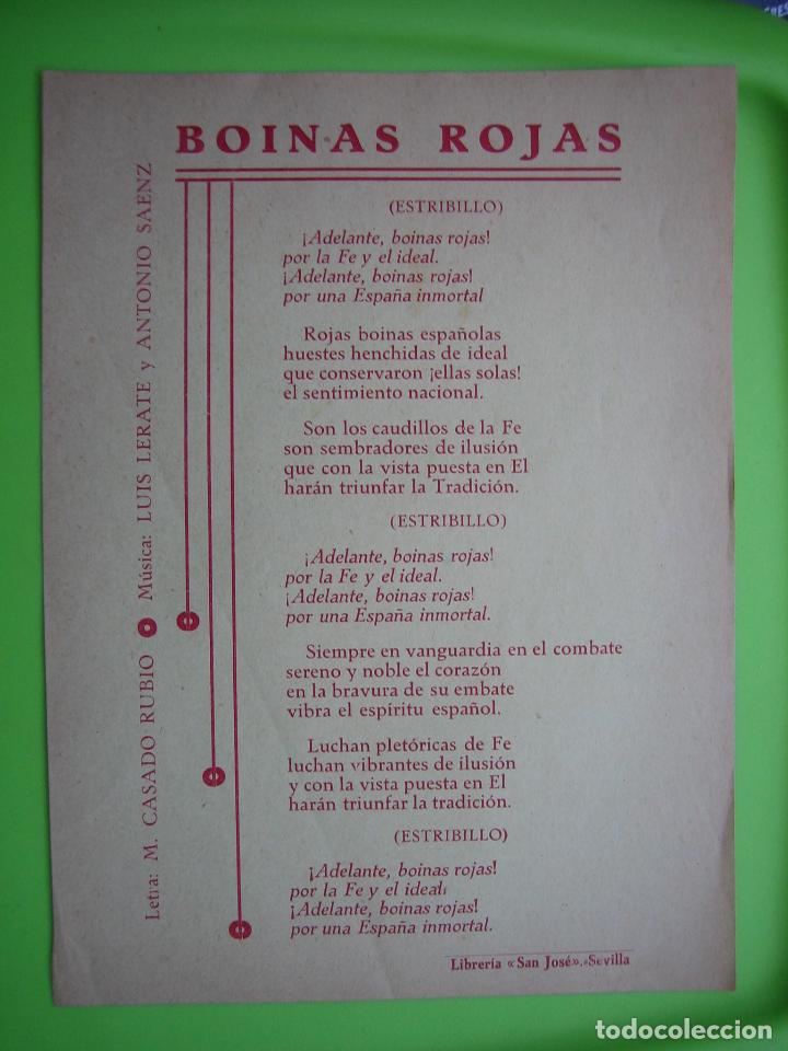 Carteles Guerra Civil: Cartelito Boinas Rojas - Foto 1