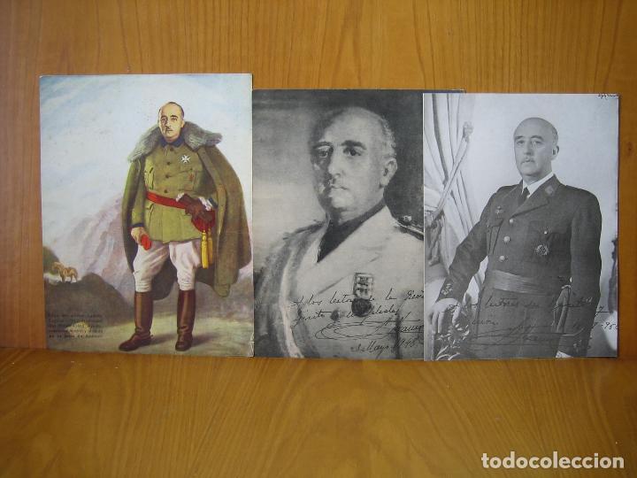Carteles Guerra Civil: Cartelito estampas de Franco - Foto 1