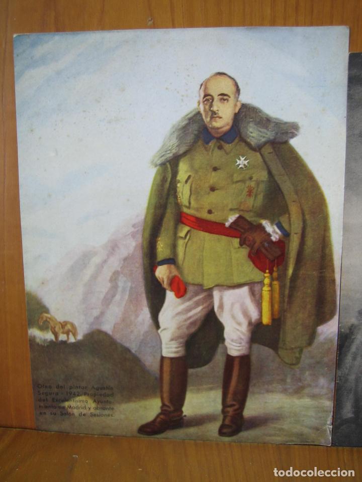 Carteles Guerra Civil: Cartelito estampas de Franco - Foto 2